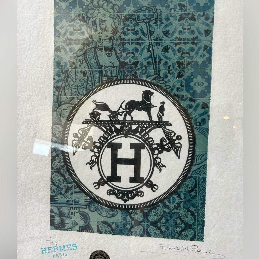 Hermes poster framed